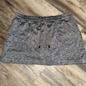 Title Nine Heathered Gray Mini Skort